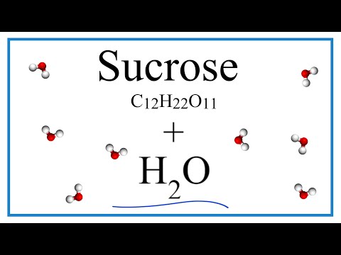 วีดีโอ: C12h22o11 ในวิชาเคมีคืออะไร?