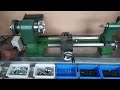 35mm Desktop through-hole lathe with 90mm chuck 370W motor optional 3/4 jaws clamping range 2-80mm