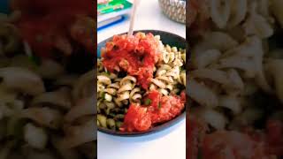 what i eat in a day for Lunch Vegan Pasta with sauce shorts whatieatinaday vegan lunch pasta