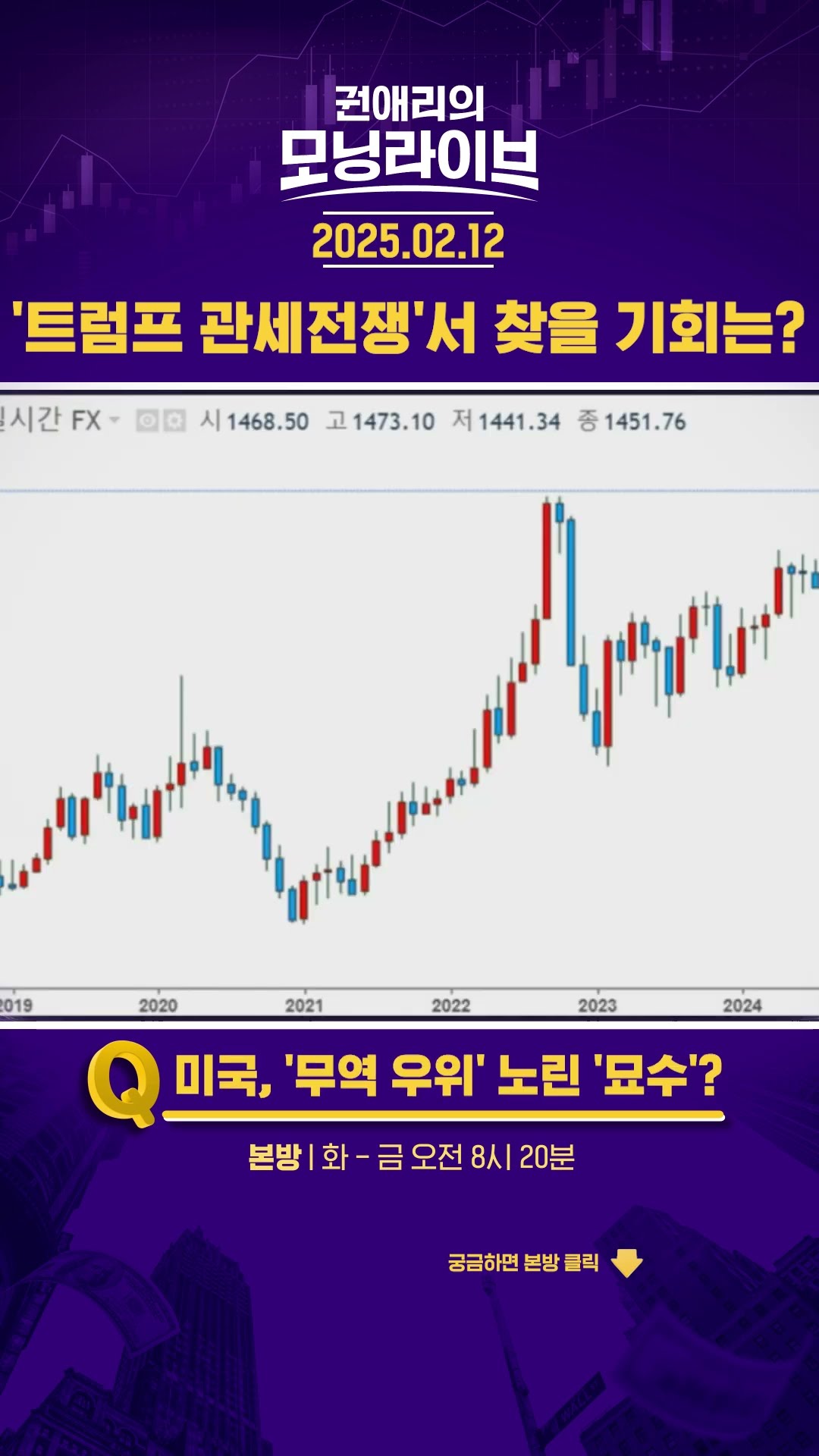 '트럼프 관세전쟁'서 찾을 기회는? #권애리모닝라이브 #shorts