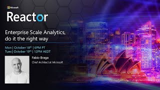 Enterprise Scale Analytics, Do it the Right Way
