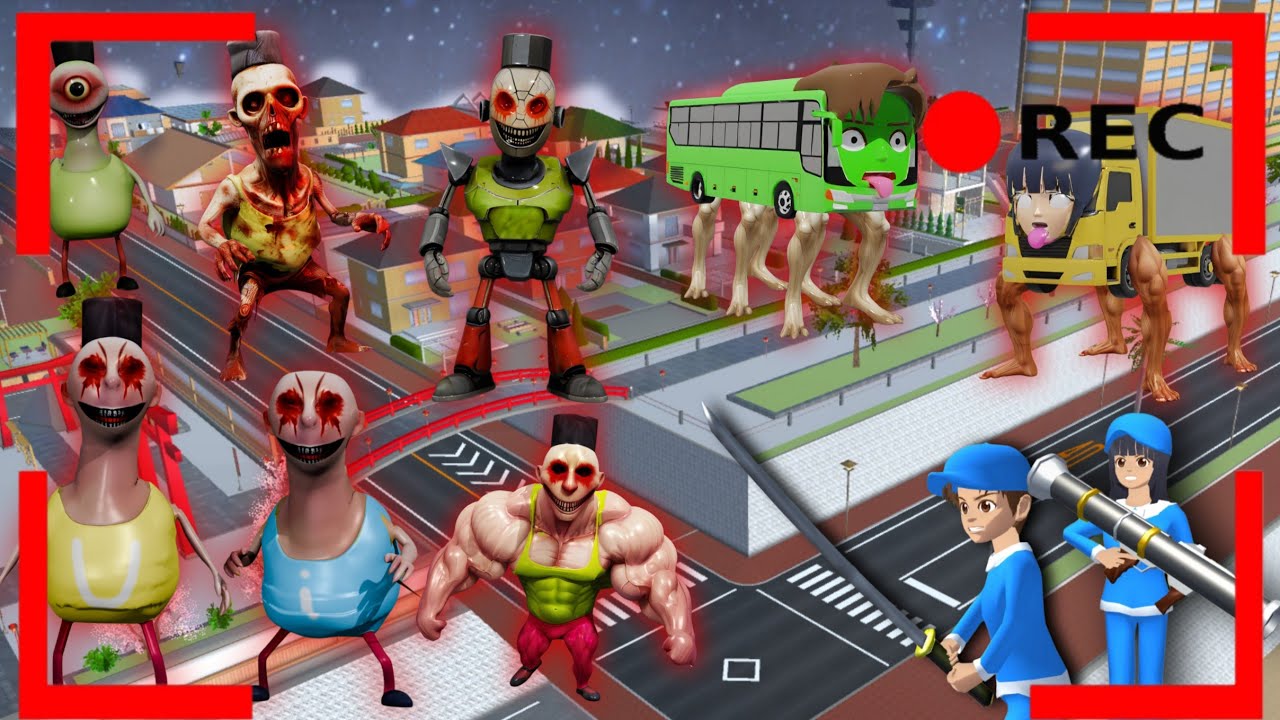 HAMMOD HABIBI dan ANOMALI Menyerang kota Sakura 😱😱|| Sakura School Simulator 