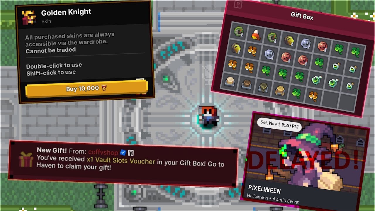 ПЕРВОЕ СОБЫТИЕ НА ХЭЛЛОУИН В PIXEL QUEST