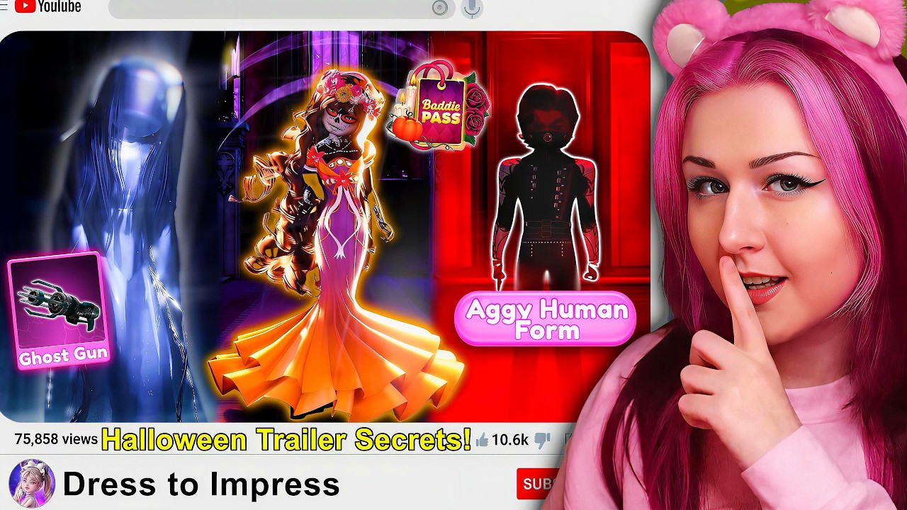 SECRETS In The HALLOWEEN UPDATE TRAILER You Might've COMPLETELY MISSED! | ROBLOX Dress to Impress