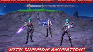 Saint Seiya: Awakening - Surplice Athena Exclamation with Buff for Final Release! +Summon Animation!