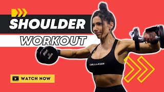 Toned &amp; Sculpted Shoulders | Shoulder Workouts for Women with Maria Moda