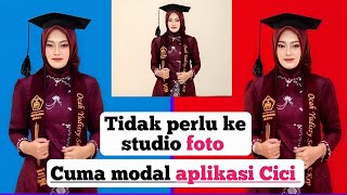 How to edit photo backgrounds on the Cici #cici #viral application screenshot 4