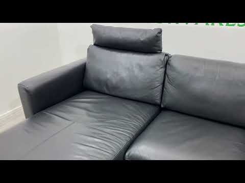 IKEA Vimle Nahka Divaanisohva  + Niskatuki