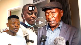 JOSE CHAMELEONE'S FATHER IN DEEP SORROW AS HE MOURNS THE DEATH OF HIS FIRST BORN HUMPHREY MAYANJA