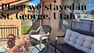 We Stayed at a Airbnb in St George - Full Apartment Tour Honest Review