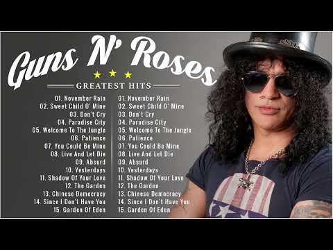 Guns N' Roses Greatest Hits ~ Best Music ~ Top 100 Songs Playlist 2023