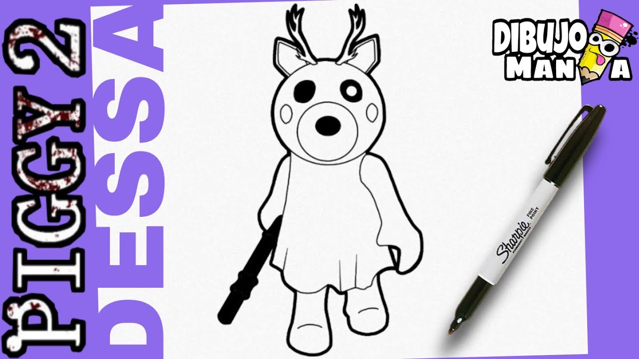 COMO DIBUJAR A DESSA PIGGY PASO A PASO | PIGGY BOOK 2 | how to draw ...