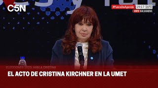 DISCURSO COMPLETO de CRISTINA KIRCHNER en la UMET