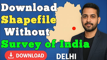 यहां से Free Download करें । How to Download Shapefile | Download Any Shapefile | Survey of India