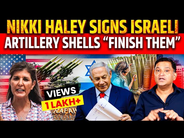 Nikki Haley's 'Finish Them' on Israeli Shell Draws Fire | Chanakya Dialogues | Major Gaurav Arya class=