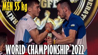 Men 55 kg RIGHT - World Armwrestling Championship 2022