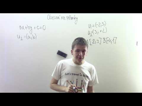 Video: Jak zjistíte rovnici přímky kolmé k jednomu bodu?