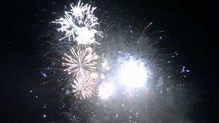 Singapore New Years Day Countdown 2012 (High level Fireworks)
