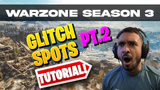 *NEW UPDATED* WARZONE SEASON 3 UNDER THE MAP GLITCH SPOTS - TUTORIAL(Train Station, Downtown, Array)