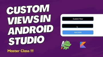 Custom Views In Android Studio | How to create custom View in android | Custom Views in android