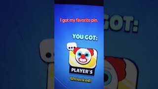 I got my favorite pin. #clowning #clown #brawlstars