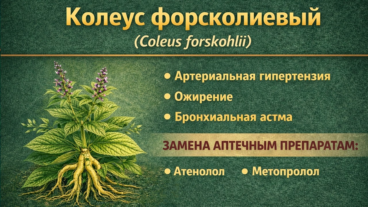 Колеус форсколиевый Coleus forskohlii