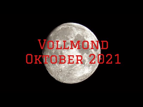 Video: Vollmond im Oktober 2020