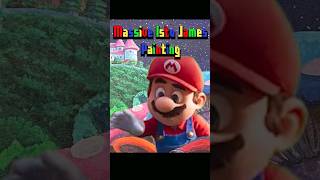 Mario in my Painting of the Mushroom Kingdom! #mariomovie #acrylicpainting #shorts #viral #2023