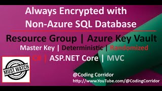 How to Implement Always Encrypted with Non-Azure SQL Database | Azure Key Vault | Rotation Policy