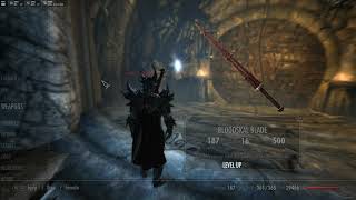 Skyrim How To Open Bloodskal Door. The Final Descent