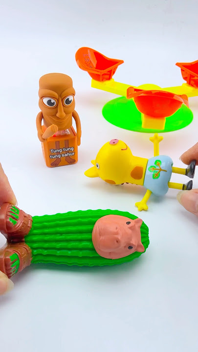 Satisfying with Unboxing Tong Tong Sahur & Lirili Larila & Peppa Pig Toys ASMR Video #asmr #toys