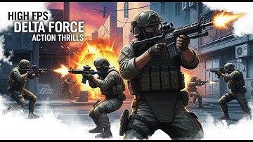 DELTA FORCE MOBILE: High FPS DELTA FORCE ACTION (Attack and Defend)@TheVizuffYT