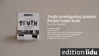 Edition Lidu's best books / Truth Investigating Animals - B&W Pocket Comic Book