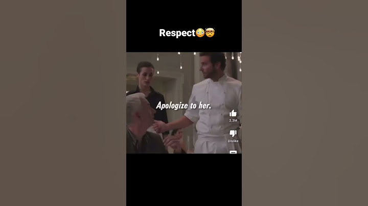 Head chef stands up for waitress dealing with rude customer. #respect #respectmoments #movieclips
