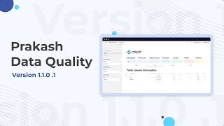 Prakash Data Quality Version 1.1.0 .1