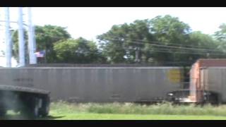UP 6655, leads a coal train- Rochelle, IL
