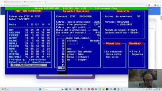 SOFTWARE IN QB64 FOR THE LOTTO GAME BY GIANNI D'AMORE PENSATE was BORN in 1993 POWERBASIC MsDos. screenshot 2