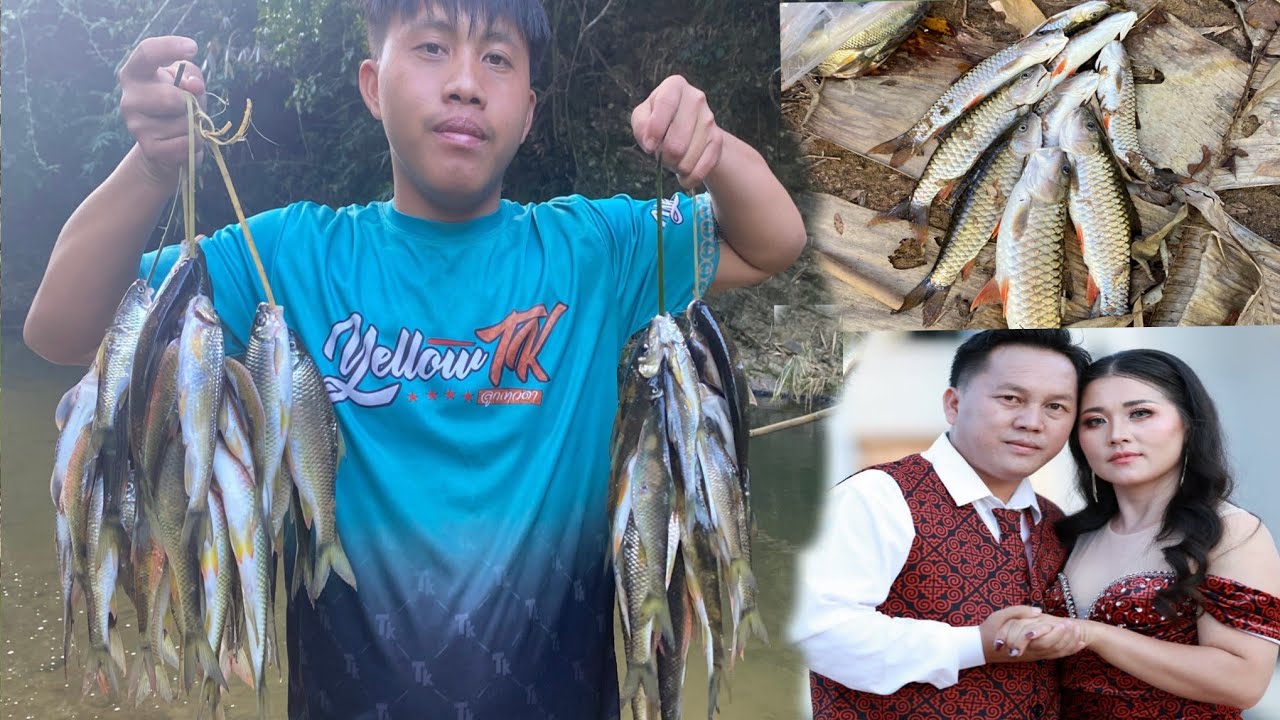 Tau ntses coj mus rau niam thiab txiv nkawv noj h vias lawm 