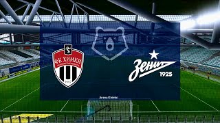 Khimki vs Zenit St. Petersburg | Khimki Arena | 2020-21 Russian Premier Liga | PES 2021