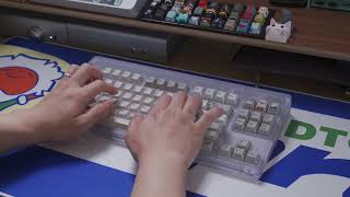 Keyhub Design RF-8X with 45g Topre Domes Typing Sounds
