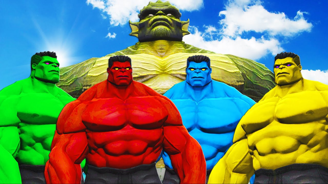 команда халк против мерзости - эпическая битва