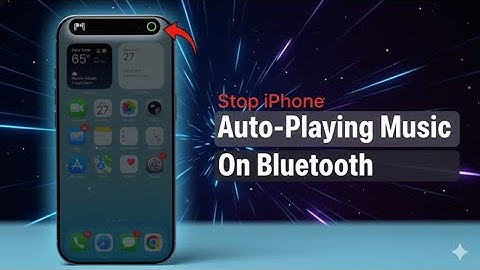 How To Stop iPhone Auto play Music || When It Connects To Bluetooth? || Mobile crazy &