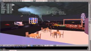 Blender Simulation - Virtual Storm Chaser - A virtual tornado chase simulation WIP