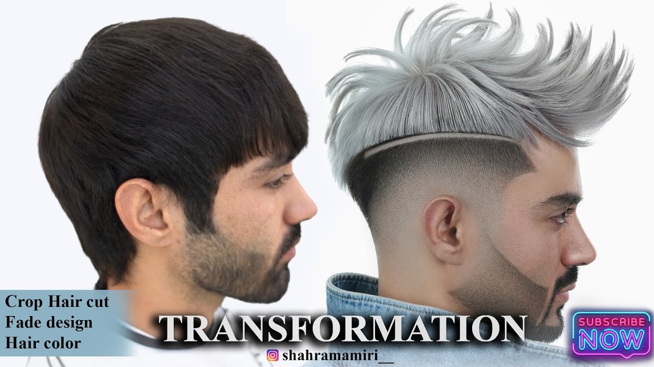 The best transformation for men, Complete training / جذابترین روش یاد گیری ، کامل ترینآموزش آرایشگری