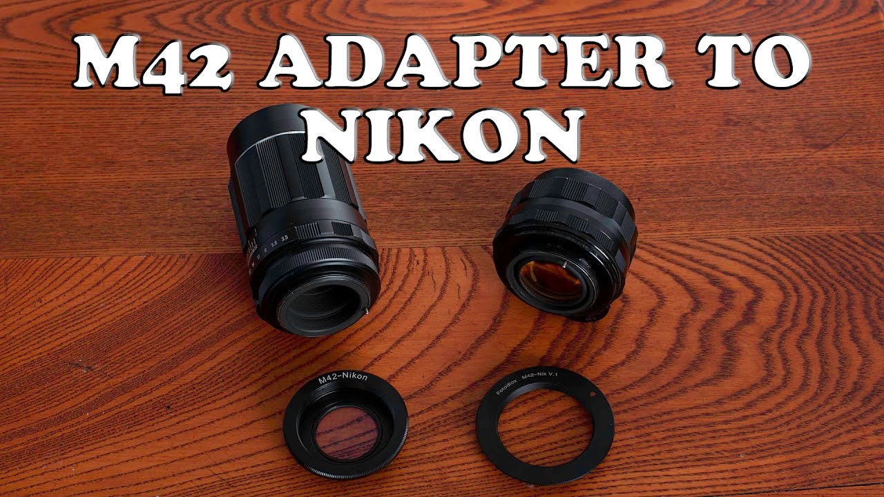M42 to Nikon Adapter Without Damaging Your Camera Mount or Mirror - YouTube
