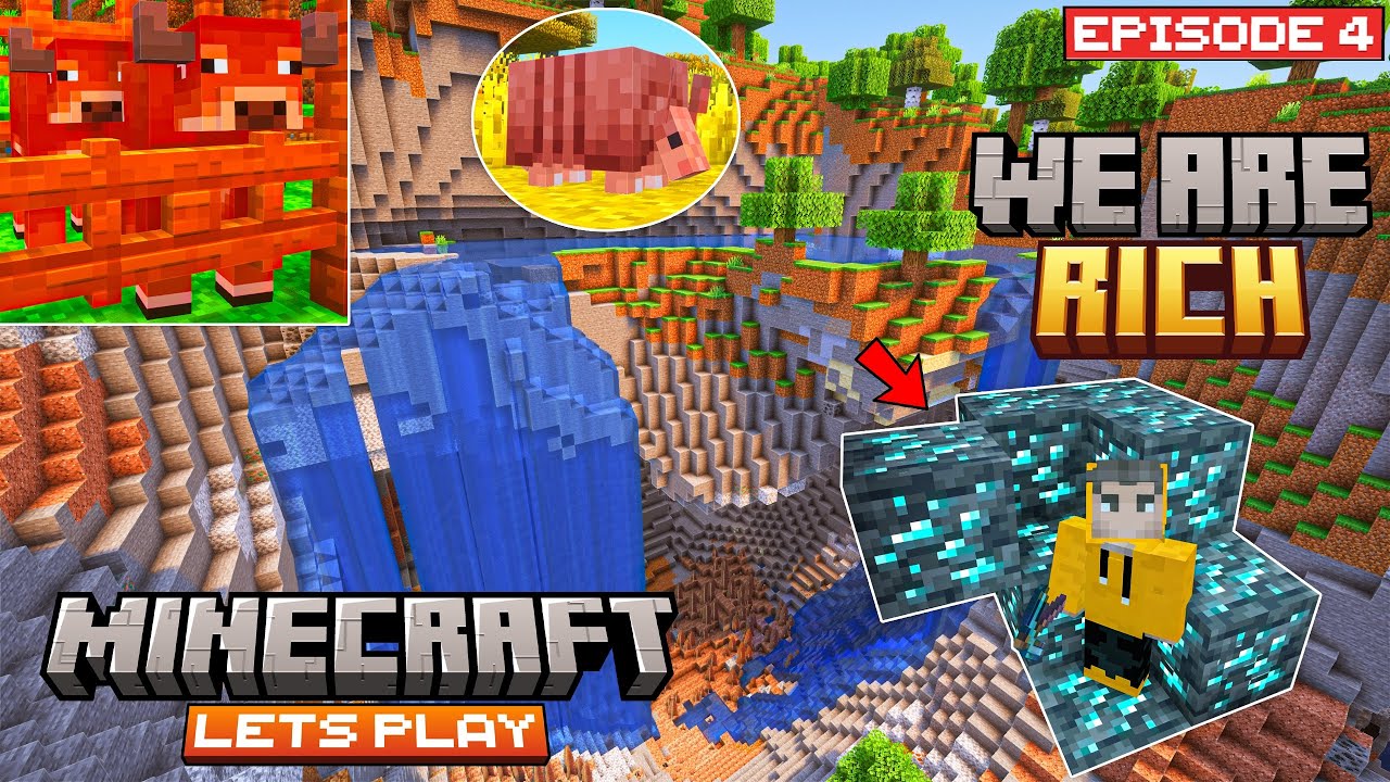 WE BECAME RICH 💎 | Minecraft Lets Play | #4 | THE COSMIC BOY - YouTube