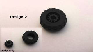 Lego Batpod Version 3 Alternate Wheel Designs