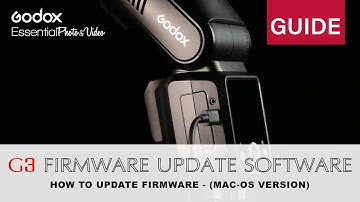 Godox G3 Flash Firmware Update Tutorial  (For macOS)