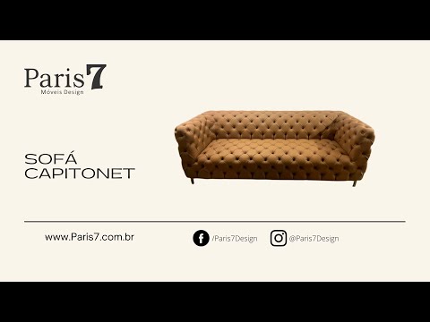 SOFÁ CAPITONET | Paris7 Móveis Design  | Acesse e Confira!
