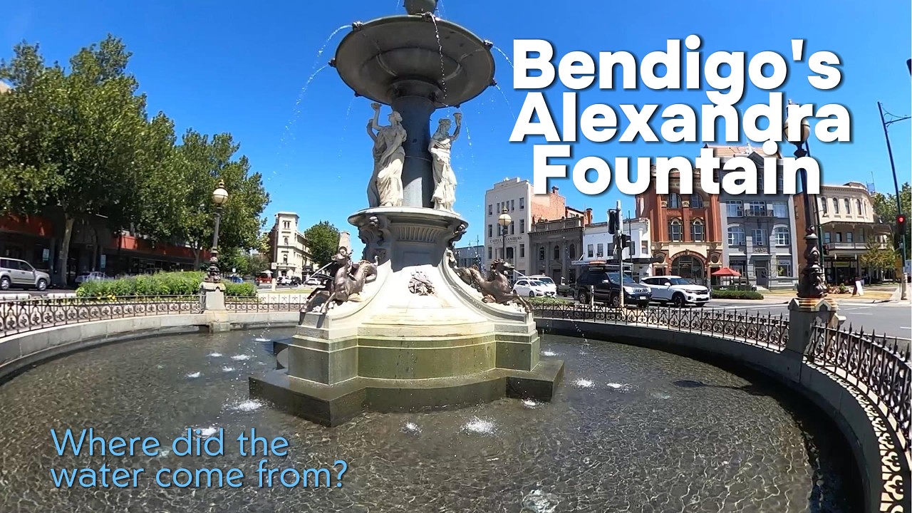 Bendigo's Alexandra Fountain. Where did the water come from?